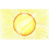 Imagem digital do Sol - Cor