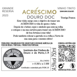 Acréscimo Grande Reserva 2023